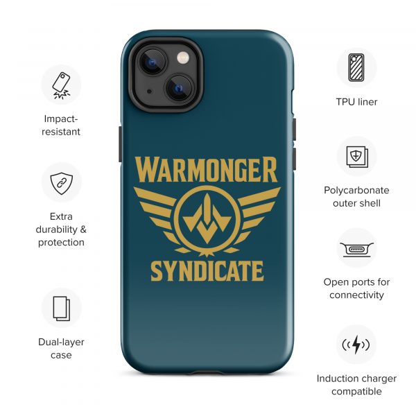 WMS Rugged Case | iPhone® | Brand | U.S. Navy/ Gold