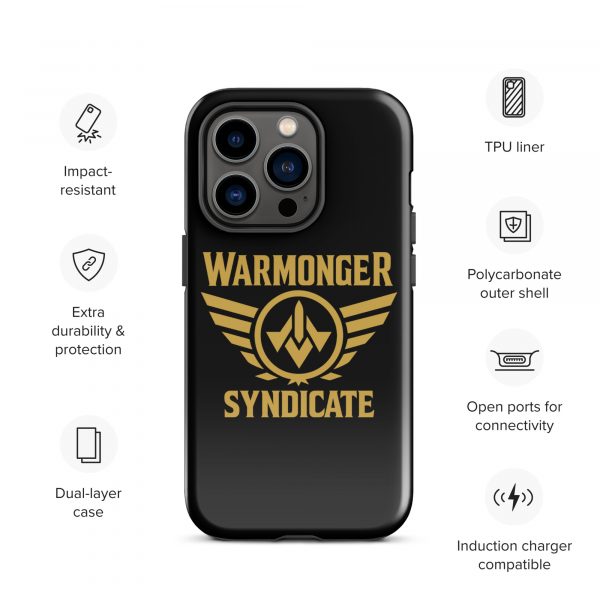 WMS Rugged Case | iPhone® | Brand | Black/ Gold
