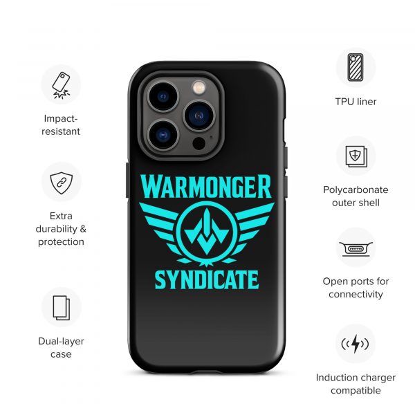 WMS Rugged Case | iPhone® | Brand | Black/ Aqua