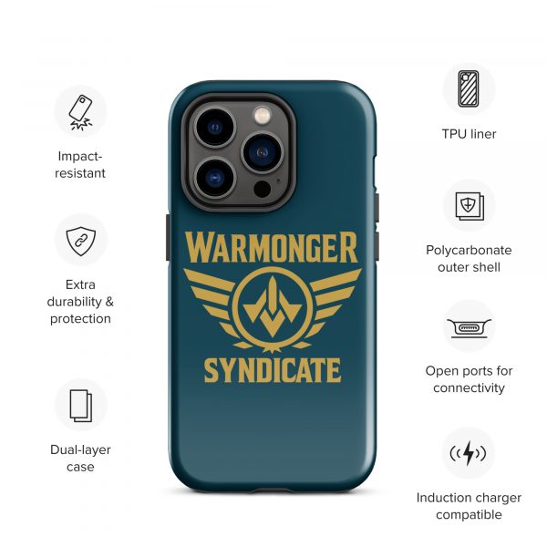 WMS Rugged Case | iPhone® | Brand | U.S. Navy/ Gold