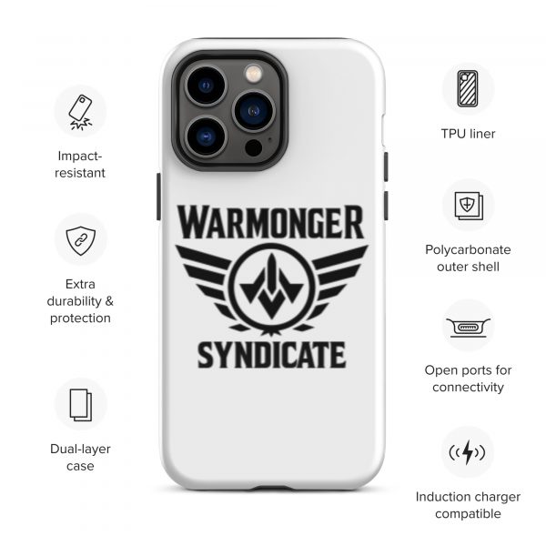 WMS Rugged Case | iPhone® | Brand | White/ Black