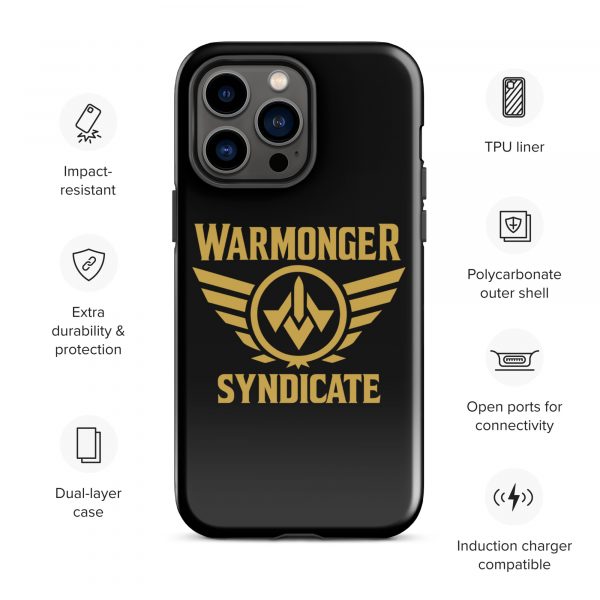 WMS Rugged Case | iPhone® | Brand | Black/ Gold