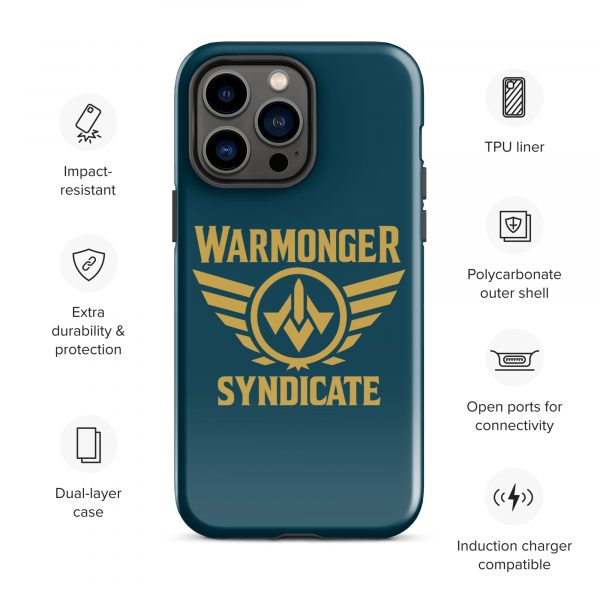 WMS Rugged Case | iPhone® | Brand | U.S. Navy/ Gold