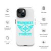 WMS Rugged Case | iPhone® | Brand | White/ Aqua