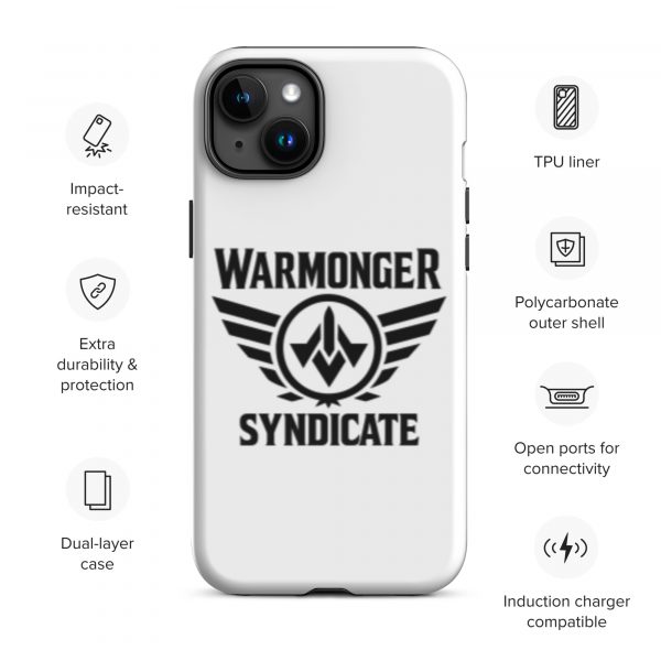 WMS Rugged Case | iPhone® | Brand | White/ Black