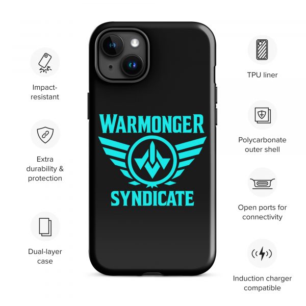 WMS Rugged Case | iPhone® | Brand | Black/ Aqua