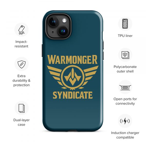 WMS Rugged Case | iPhone® | Brand | U.S. Navy/ Gold