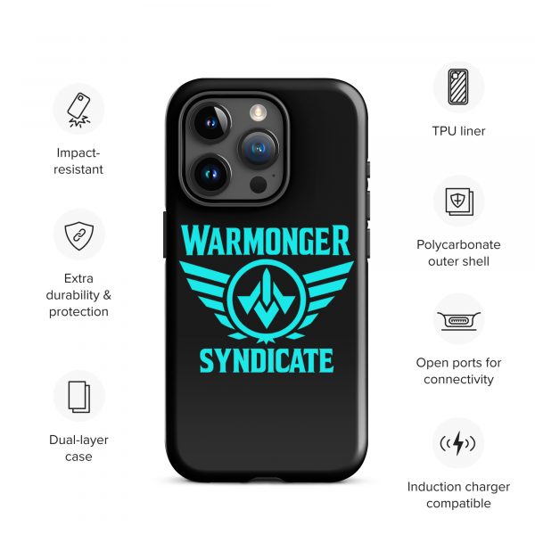 WMS Rugged Case | iPhone® | Brand | Black/ Aqua