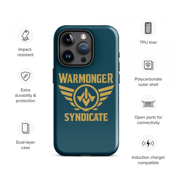 WMS Rugged Case | iPhone® | Brand | U.S. Navy/ Gold