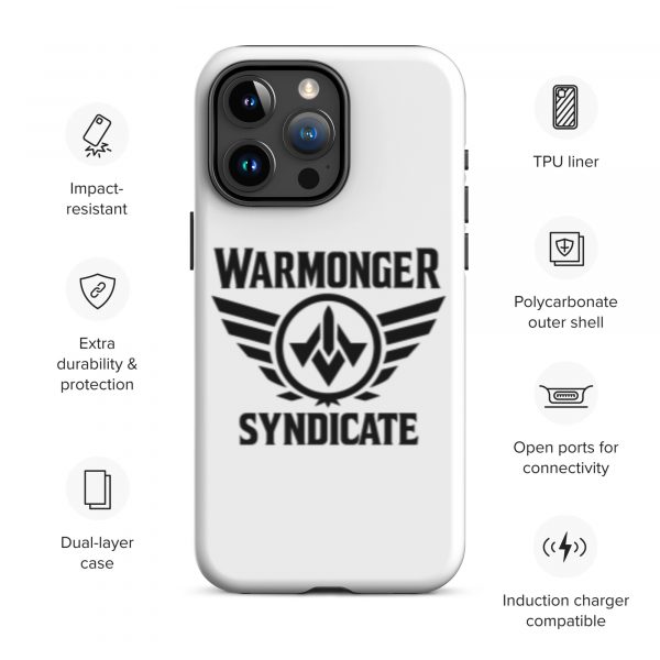 WMS Rugged Case | iPhone® | Brand | White/ Black