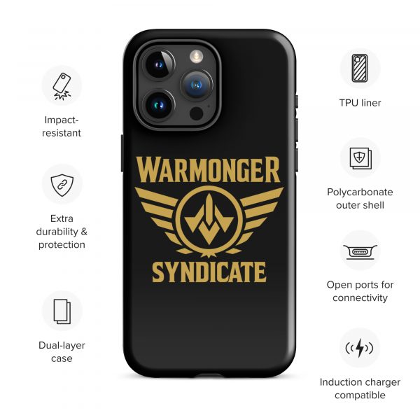 WMS Rugged Case | iPhone® | Brand | Black/ Gold