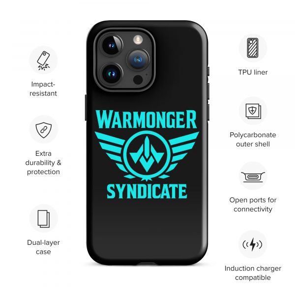 WMS Rugged Case | iPhone® | Brand | Black/ Aqua