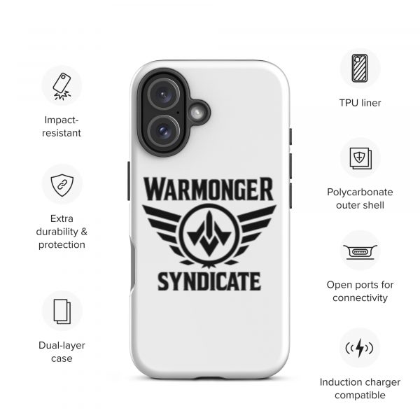 WMS Rugged Case | iPhone® | Brand | White/ Black