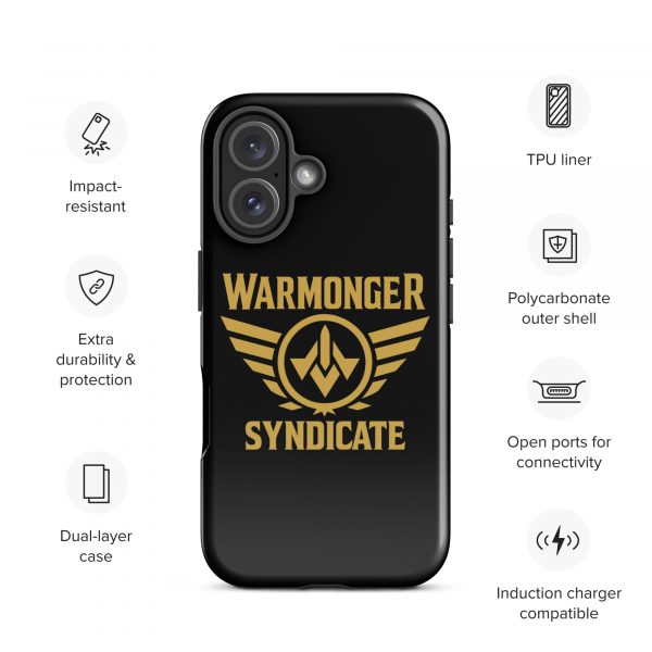 WMS Rugged Case | iPhone® | Brand | Black/ Gold