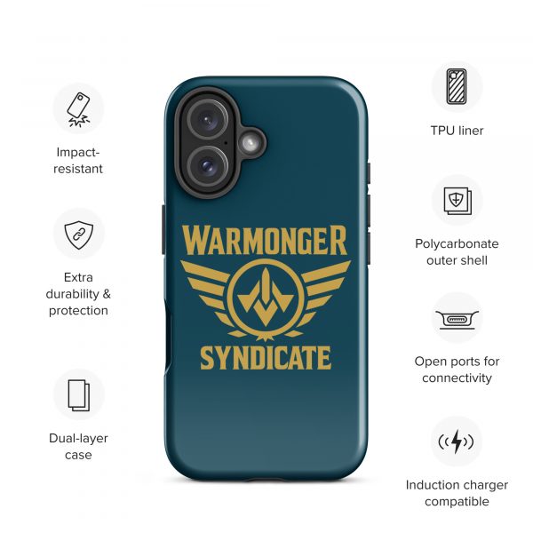 WMS Rugged Case | iPhone® | Brand | U.S. Navy/ Gold
