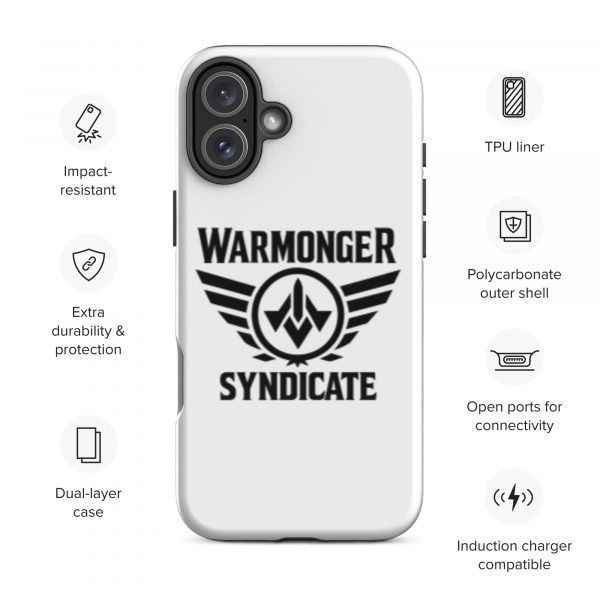 WMS Rugged Case | iPhone® | Brand | White/ Black
