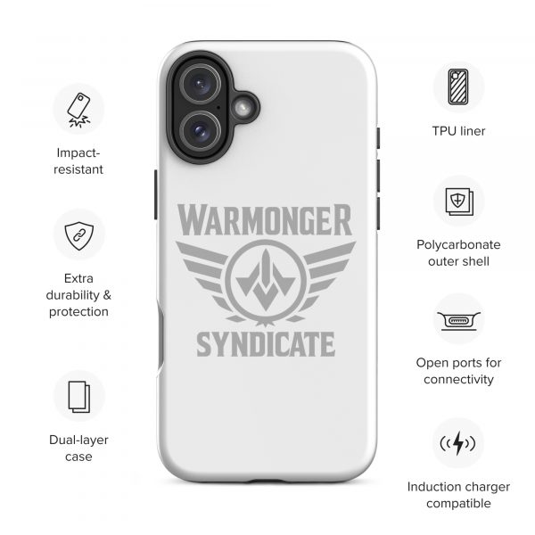 WMS Rugged Case | iPhone® | Brand | White/ Grey