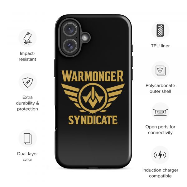 WMS Rugged Case | iPhone® | Brand | Black/ Gold