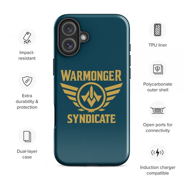 WMS Rugged Case | iPhone® | Brand | U.S. Navy/ Gold