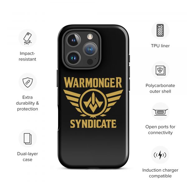 WMS Rugged Case | iPhone® | Brand | Black/ Gold