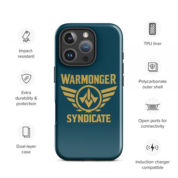 WMS Rugged Case | iPhone® | Brand | U.S. Navy/ Gold