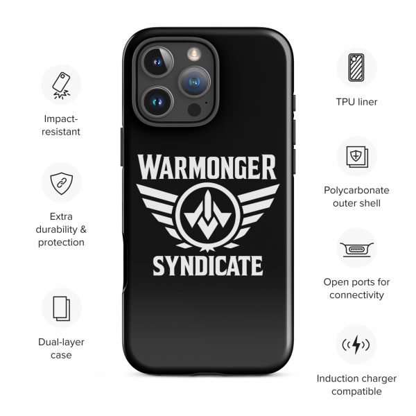 WMS Rugged Case | iPhone® | Brand | Black/ White