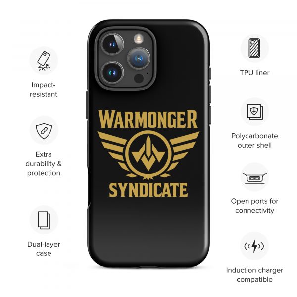WMS Rugged Case | iPhone® | Brand | Black/ Gold