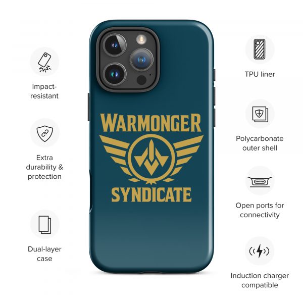 WMS Rugged Case | iPhone® | Brand | U.S. Navy/ Gold