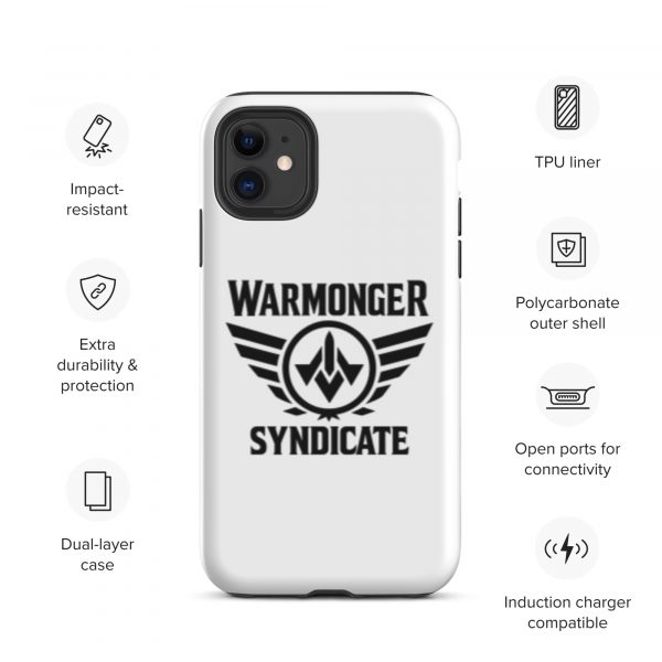 WMS Rugged Case | iPhone® | Brand | White/ Black