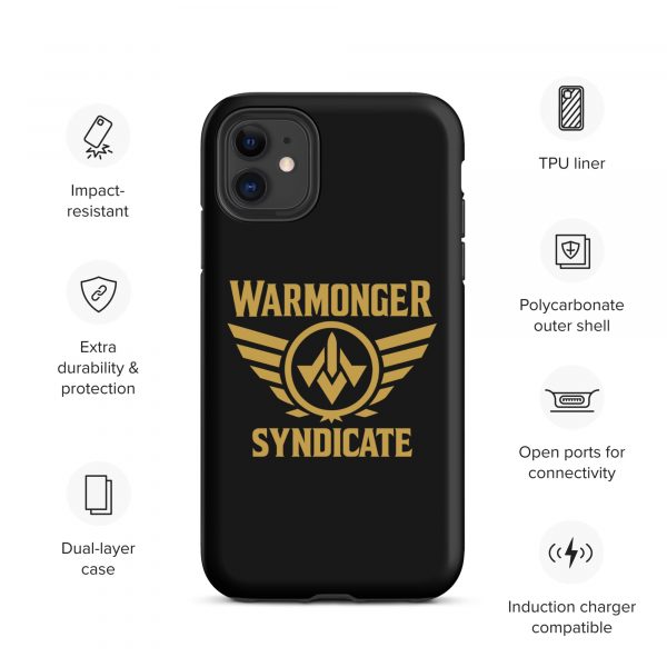 WMS Rugged Case | iPhone® | Brand | Black/ Gold