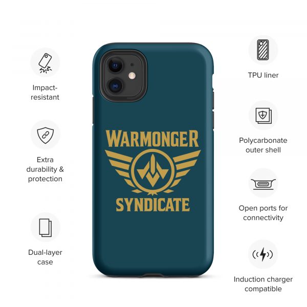 WMS Rugged Case | iPhone® | Brand | U.S. Navy/ Gold