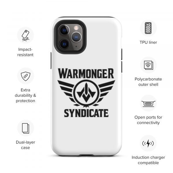 WMS Rugged Case | iPhone® | Brand | White/ Black