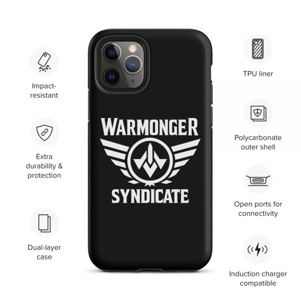WMS Rugged Case | iPhone® | Brand | Black/ White