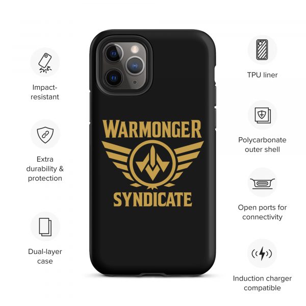 WMS Rugged Case | iPhone® | Brand | Black/ Gold