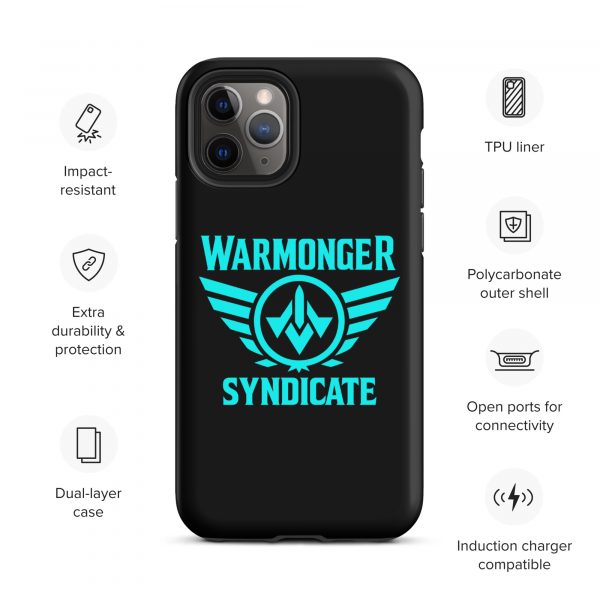 WMS Rugged Case | iPhone® | Brand | Black/ Aqua