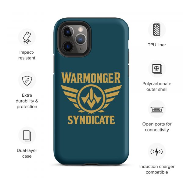 WMS Rugged Case | iPhone® | Brand | U.S. Navy/ Gold
