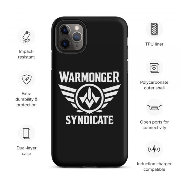 WMS Rugged Case | iPhone® | Brand | Black/ White