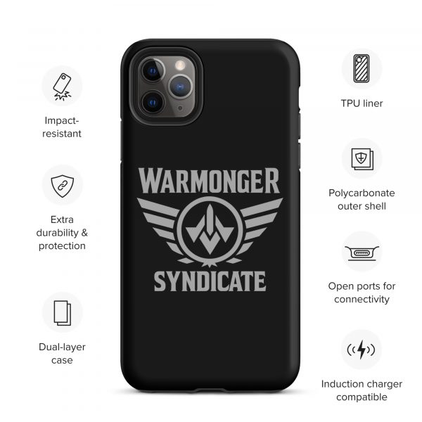 WMS Rugged Case | iPhone® | Brand | Black/ Grey