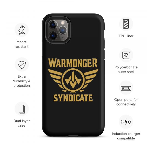 WMS Rugged Case | iPhone® | Brand | Black/ Gold