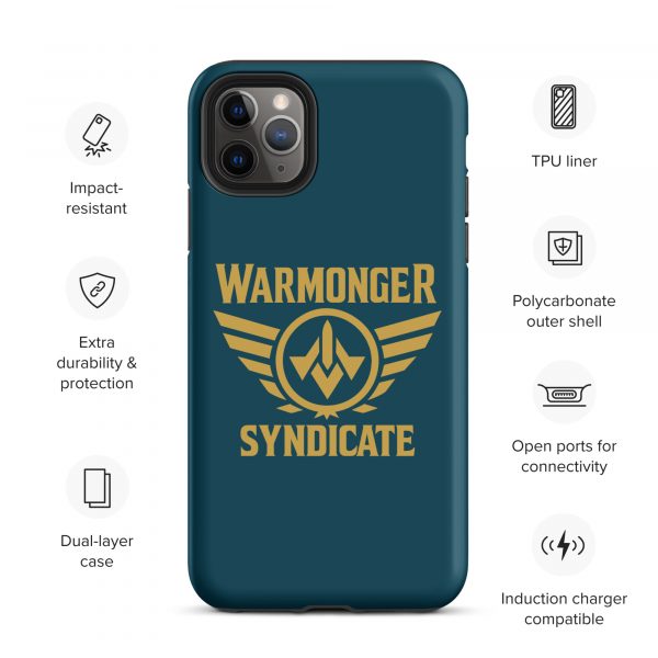 WMS Rugged Case | iPhone® | Brand | U.S. Navy/ Gold