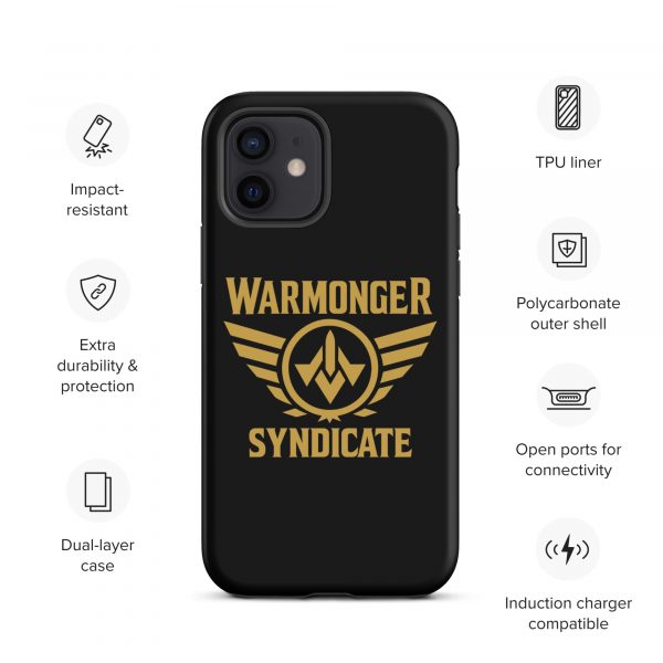 WMS Rugged Case | iPhone® | Brand | Black/ Gold