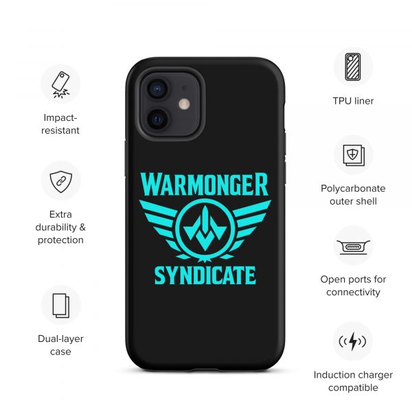 WMS Rugged Case | iPhone® | Brand | Black/ Aqua