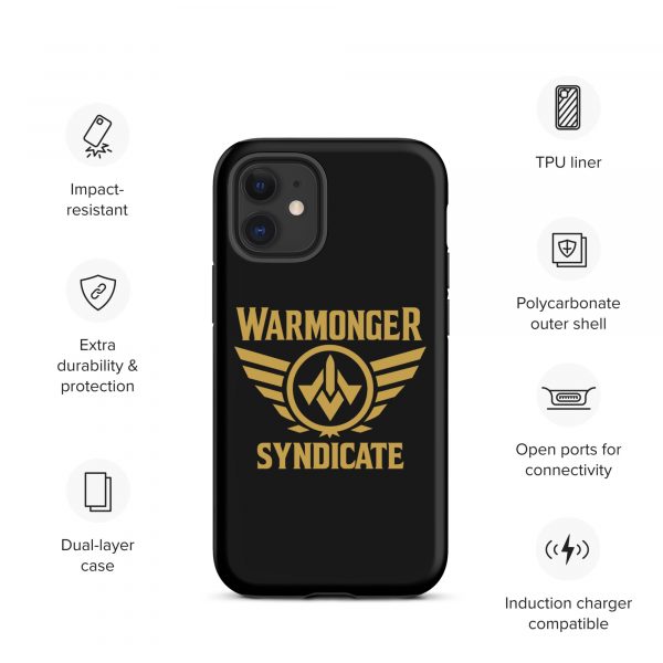 WMS Rugged Case | iPhone® | Brand | Black/ Gold