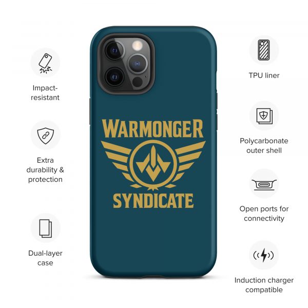 WMS Rugged Case | iPhone® | Brand | U.S. Navy/ Gold