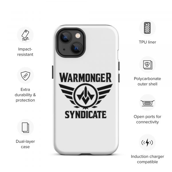 WMS Rugged Case | iPhone® | Brand | White/ Black