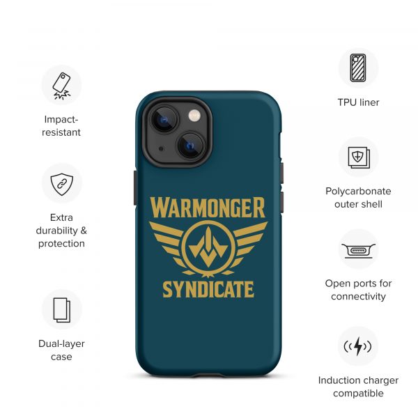 WMS Rugged Case | iPhone® | Brand | U.S. Navy/ Gold