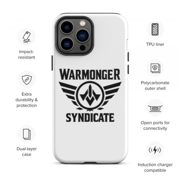 WMS Rugged Case | iPhone® | Brand | White/ Black