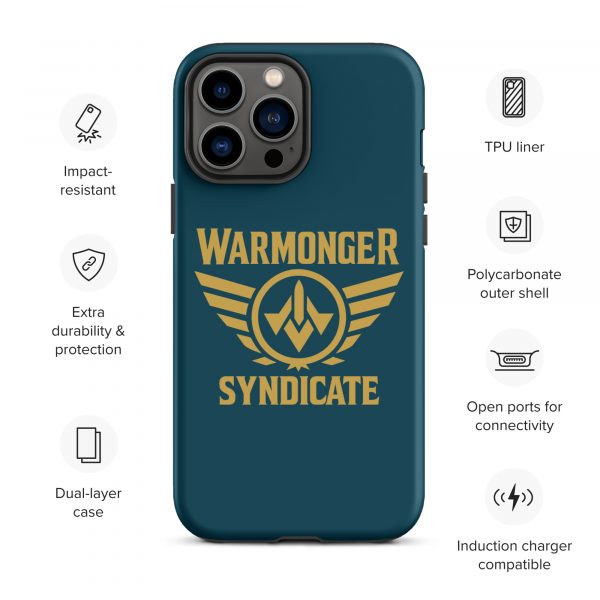 WMS Rugged Case | iPhone® | Brand | U.S. Navy/ Gold