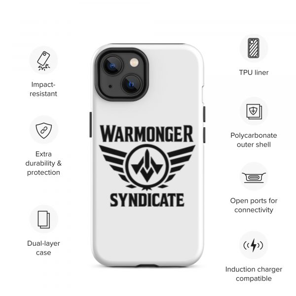 WMS Rugged Case | iPhone® | Brand | White/ Black