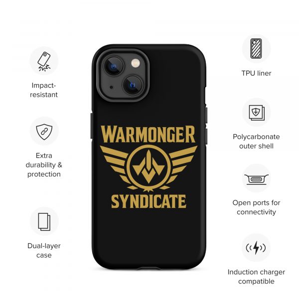 WMS Rugged Case | iPhone® | Brand | Black/ Gold